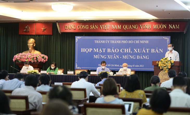 Bí thư Nguyễn Văn Nên: Năm 2021 thực sự là năm dấn thân của những nhà báo - Ảnh 1. Bí thư Nguyễn Văn Nên: Năm 2021 thực sự là năm dấn thân của những nhà báo - Ảnh 1.