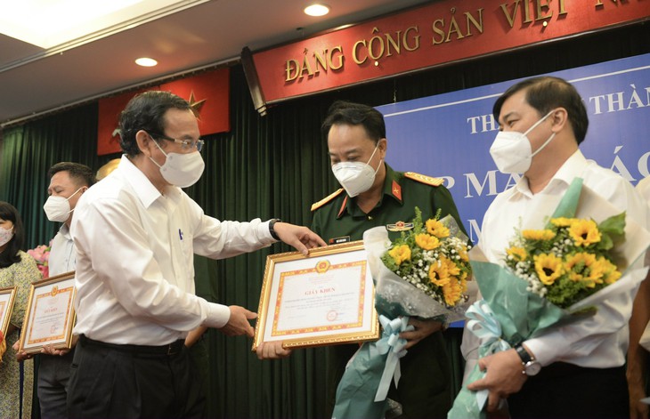 Bí thư Nguyễn Văn Nên: Năm 2021 thực sự là năm dấn thân của những nhà báo - Ảnh 3. Bí thư Nguyễn Văn Nên: Năm 2021 thực sự là năm dấn thân của những nhà báo - Ảnh 3.