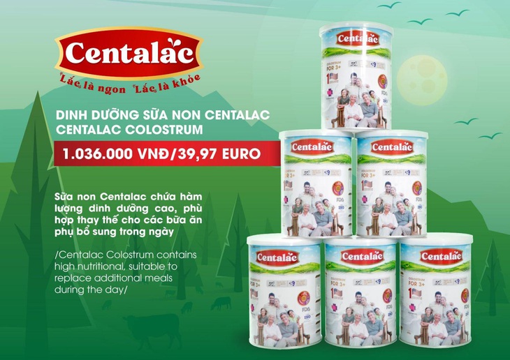 Dinh dưỡng sữa non Centalac - Ảnh 2. Dinh dưỡng sữa non Centalac - Ảnh 2.