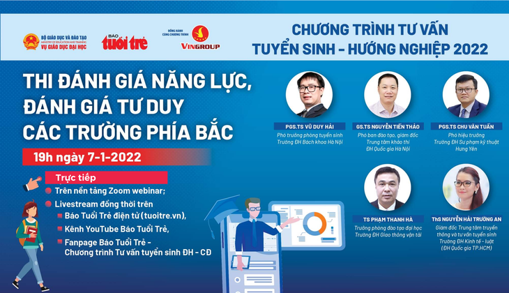 19h tối nay 7-1: Tư vấn tất tật về kỳ thi đánh giá năng lực, thi đánh giá tư duy - Ảnh 1.