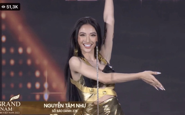 Thí sinh Miss Grand Vietnam hô tên 