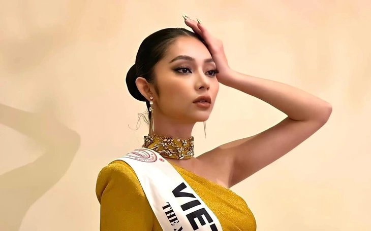 Người đẹp... đăng quang The Miss Globe 2025, á hậu Đan Chi bỏ cuộc - Ảnh 4.