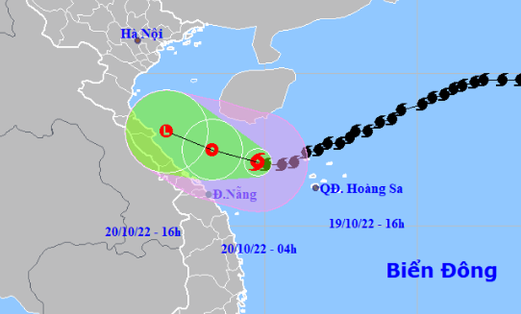 Bão số 6 suy yếu thành vùng áp thấp trước khi vào bờ - Ảnh 1.