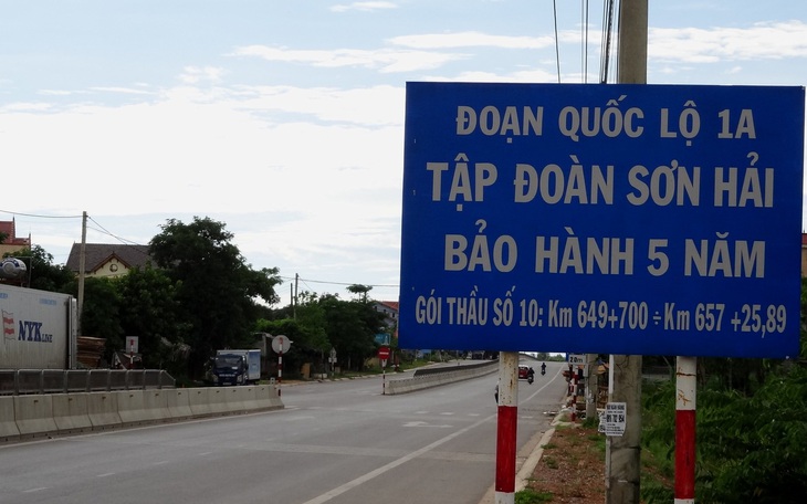 Cao tốc do Tập đoàn Sơn Hải bảo hành 10 năm lại bị phá hoại - Ảnh 3.