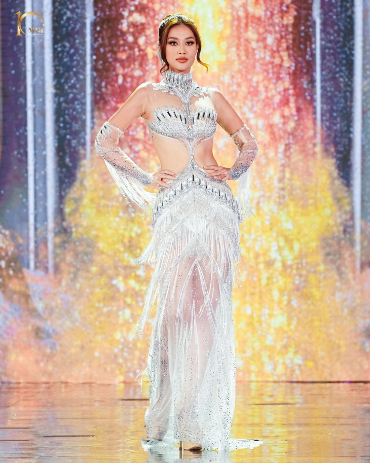 Out top 10, Thiên Ân mất cơ hội chạm tay 10 vương miện Miss Grand International - Ảnh 3.