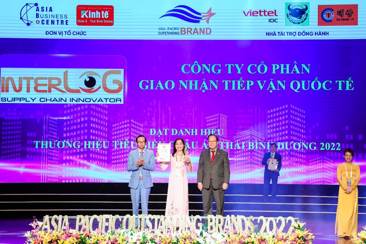 InterLOG đạt chứng nhận ‘Top 10 Thương hiệu Tiêu biểu Châu Á - Thái Bình Dương 2022’ - Ảnh 1. InterLOG đạt chứng nhận ‘Top 10 Thương hiệu Tiêu biểu Châu Á - Thái Bình Dương 2022’ - Ảnh 1.