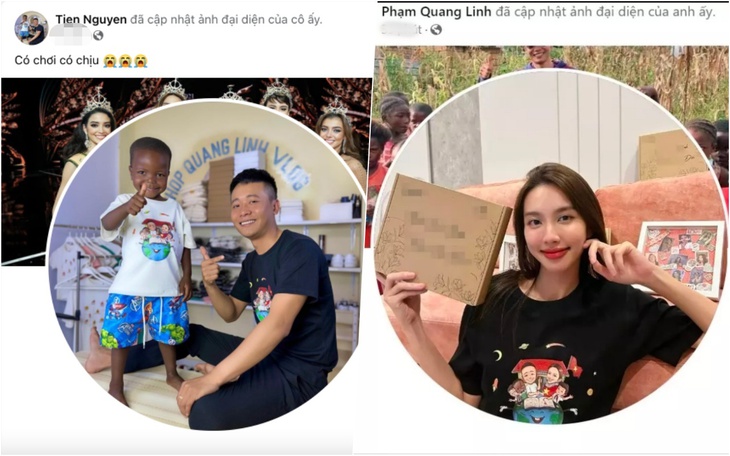 Netizen vội vã đu thuyền khi Quang Linh Vlog và Hoa hậu Thùy Tiên thay avatar - Ảnh 1. Netizen vội vã đu thuyền khi Quang Linh Vlog và Hoa hậu Thùy Tiên thay avatar - Ảnh 1.