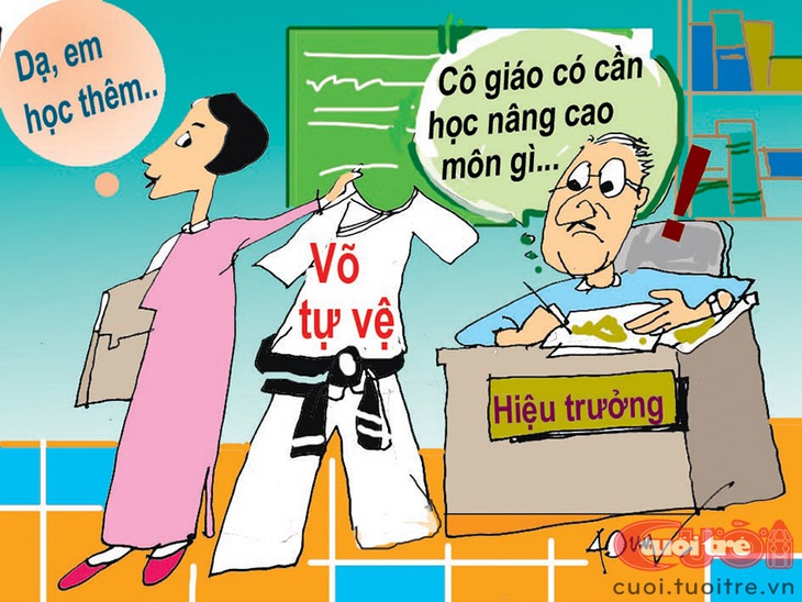 Cô giáo cũng phải đi học nâng cao - Ảnh 1.