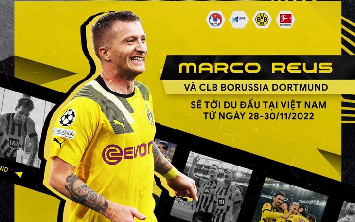 CLB Borussia Dortmund đi chuyên cơ riêng đến Việt Nam với lực lượng hùng hậu