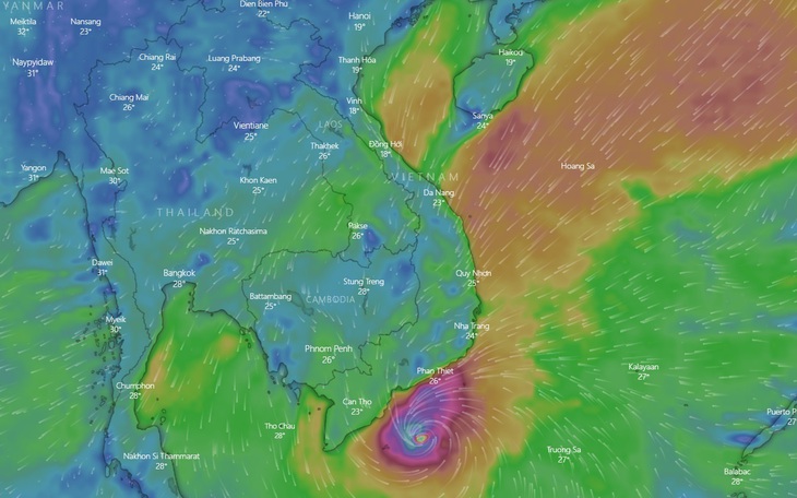 Đầu tháng 12, miền Nam khả năng có bão mạnh