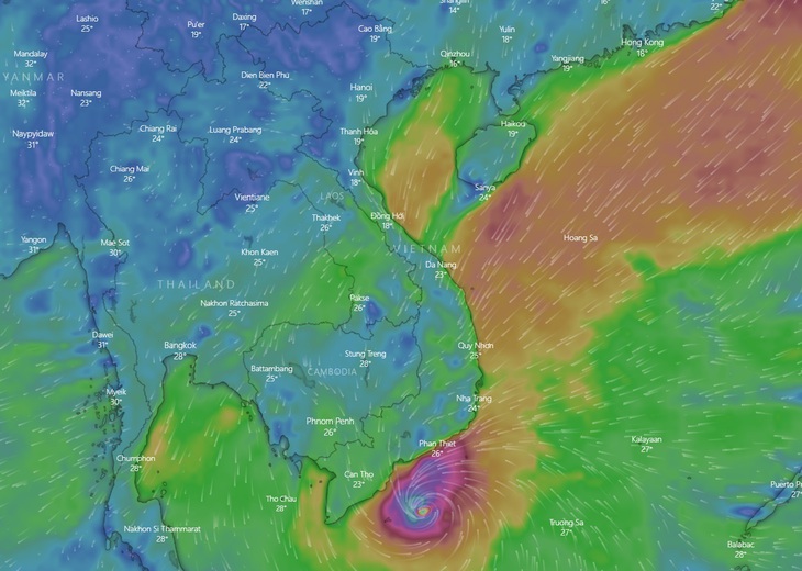 Đầu tháng 12, miền Nam khả năng có bão mạnh - Ảnh 1.