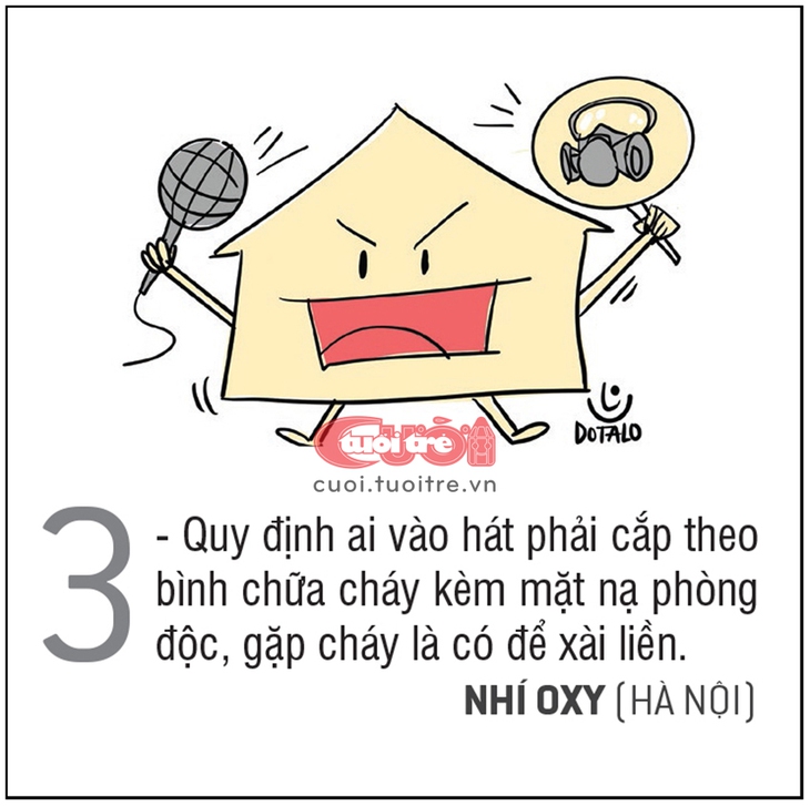 10 hiến kế vui để bảo đảm an toàn PCCC cho quán karaoke - Ảnh 3.