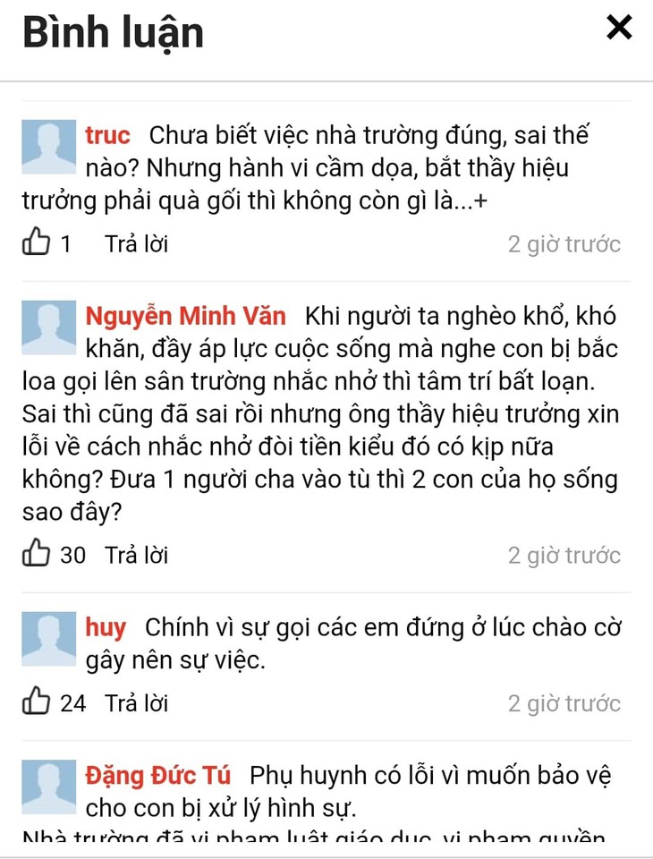 Vụ phụ huynh đem dao vào trường đe dọa: Cả phụ huynh và trường đều sai - Ảnh 3.