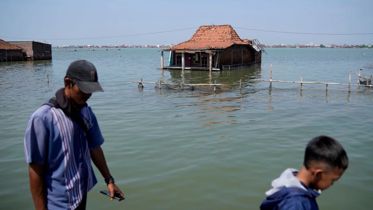 Chiến đấu với thủy thần - sống chung hay đọ sức? - Kỳ 1: Hàng rào bẫy phù sa ở Indonesia - Ảnh 3.