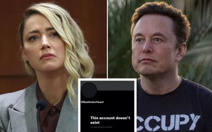 Elon Musk vừa mua Twitter, tài khoản Amber Heard đã 