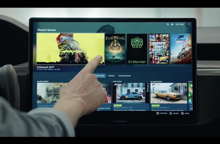 Tesla đưa nền tảng game lớn nhất thế giới Steam vào xe điện - Ảnh 1.