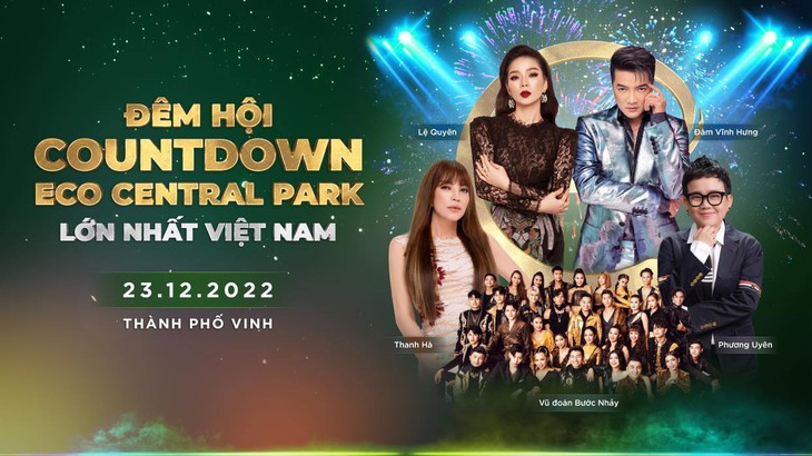Đêm hội Countdown lớn nhất thành Vinh: Đại tiệc của âm thanh, ánh sáng - Ảnh 1. Đêm hội Countdown lớn nhất thành Vinh: Đại tiệc của âm thanh, ánh sáng - Ảnh 1.