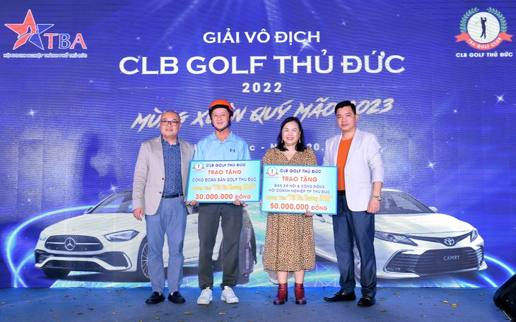 Giải golf quyên góp 80 triệu đồng làm từ thiện - Ảnh 1.