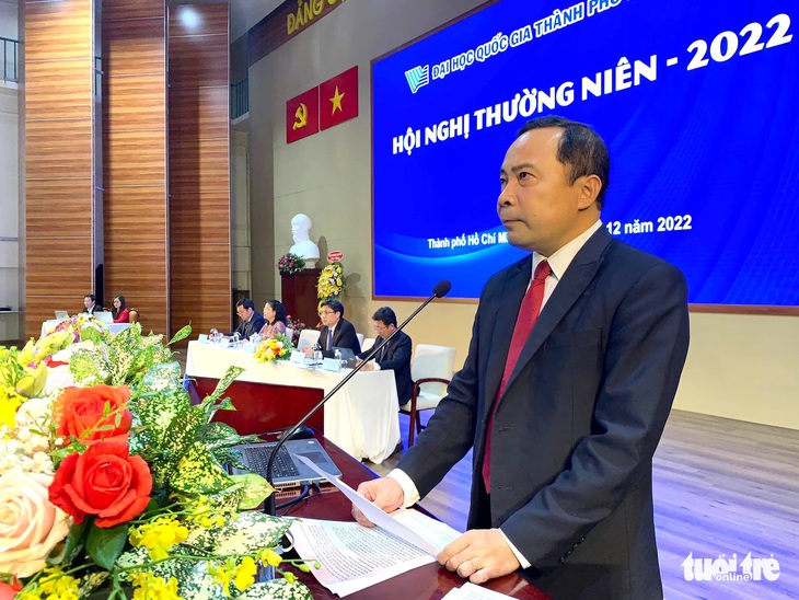 Năm 2023 Đại học Quốc gia TP.HCM chuyển đổi số toàn hệ thống - Ảnh 1.