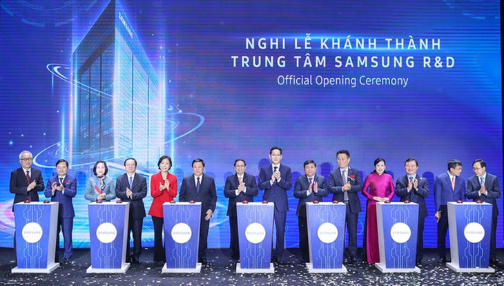 Samsung khánh thành Trung tâm R&D, Thủ tướng đề nghị Việt Nam là cứ điểm quan trọng nhất - Ảnh 1.