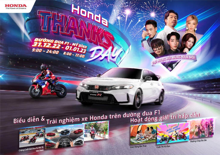 Biểu diễn xe tại Ngày hội Honda Thanks Day - Ảnh 1.