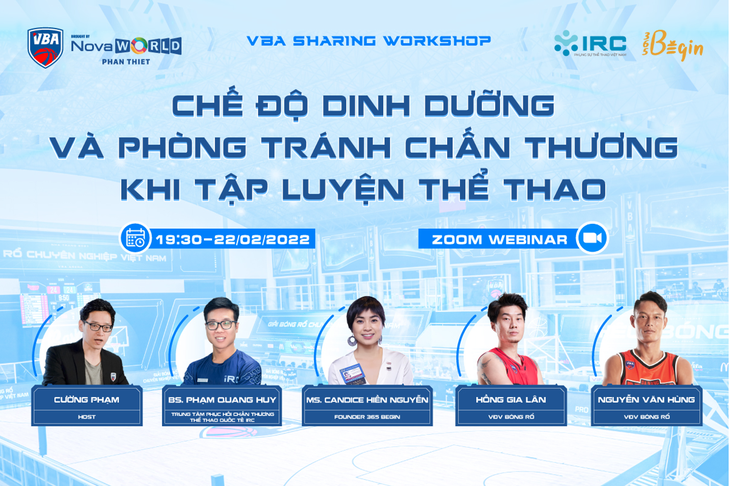 VBA tổ chức hội thảo về dinh dưỡng và phòng tránh chấn thương thể thao - Ảnh 1.