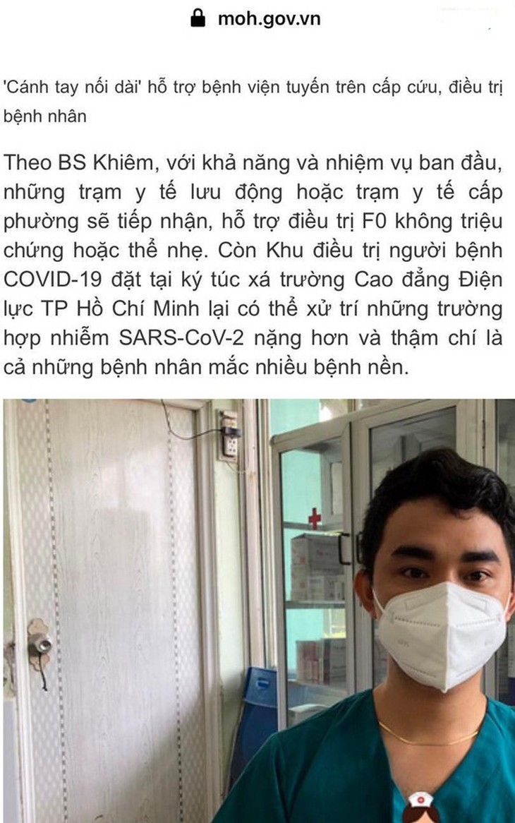 Sở Y tế TP.HCM: Bác sĩ Khiêm chỉ được phân công nhiệm vụ nhận bệnh và hậu cần - Ảnh 1.