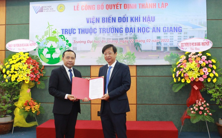 Đại học Quốc gia TP.HCM công bố quyết định thành lập Viện Biến đổi khí hậu