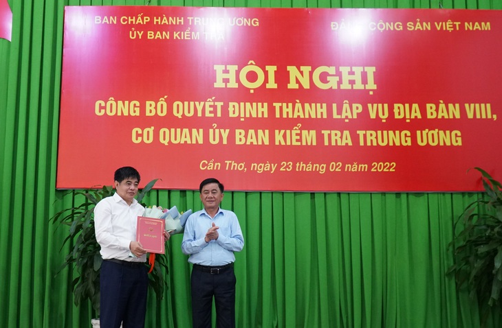 Ủy ban Kiểm tra trung ương thành lập Vụ địa bàn VIII tại ĐBSCL - Ảnh 1. Ủy ban Kiểm tra trung ương thành lập Vụ địa bàn VIII tại ĐBSCL - Ảnh 1.