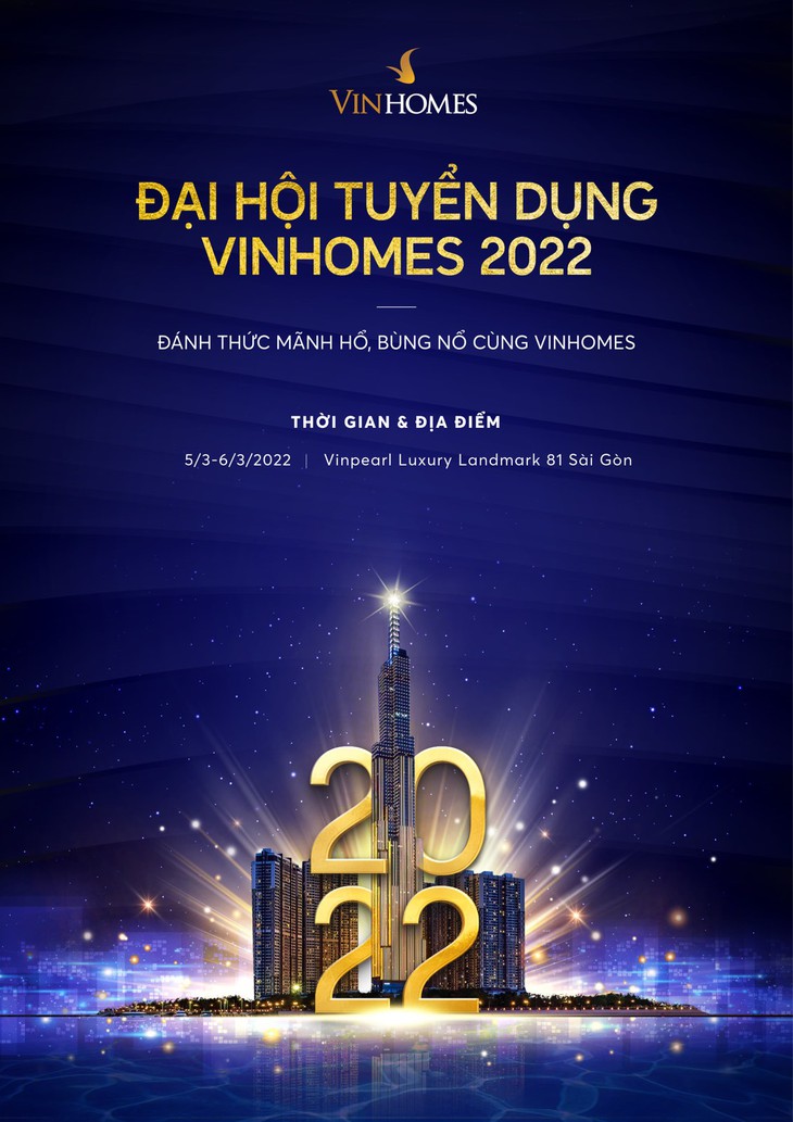 Vinhomes tổ chức Đại hội tuyển dụng đầu tiên của năm 2022 - Ảnh 1.