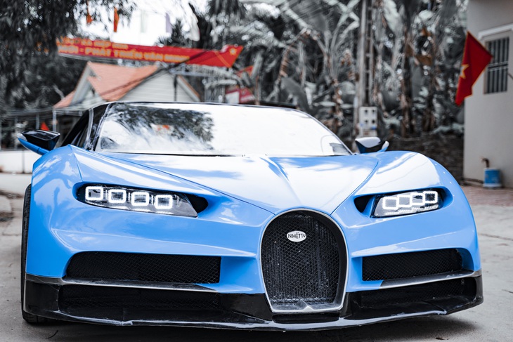 Nhóm thanh niên Quảng Ninh tự chế siêu xe triệu đô Bugatti Chiron 600 triệu như thế nào? - Ảnh 2.