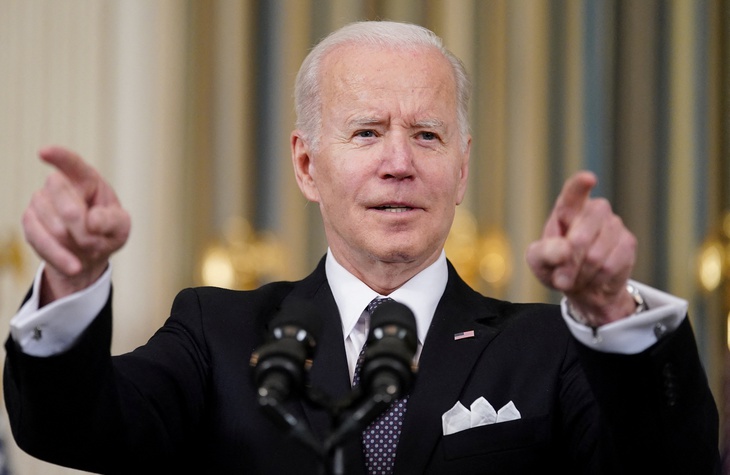 Tổng thống Biden bị hỏi gí về phát ngôn ông Putin không thể tiếp tục nắm quyền - Ảnh 1. Tổng thống Biden bị hỏi gí về phát ngôn ông Putin không thể tiếp tục nắm quyền - Ảnh 1.