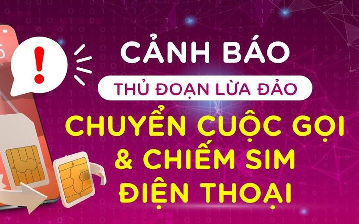 Coi chừng thủ đoạn chuyển cuộc gọi, chiếm SIM điện thoại