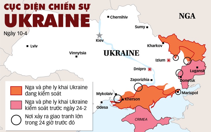 Mặt trận phía đông Ukraine nóng bỏng