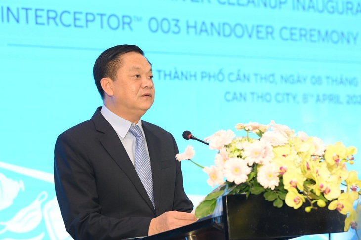Cần Thơ chính thức tiếp nhận Hệ thống làm sạch sông ngòi Interceptor 003 - Ảnh 1. Cần Thơ chính thức tiếp nhận Hệ thống làm sạch sông ngòi Interceptor 003 - Ảnh 1.
