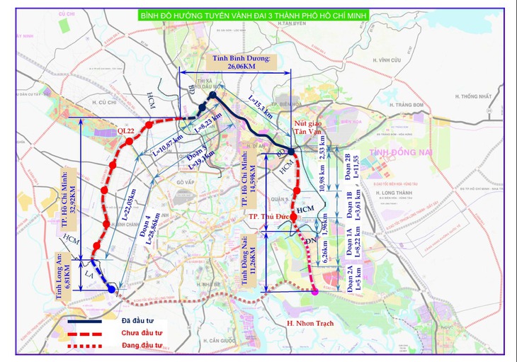 Chính phủ kiến nghị Quốc hội quyết định chủ trương đầu tư đường vành đai 3 TP.HCM - Ảnh 1.