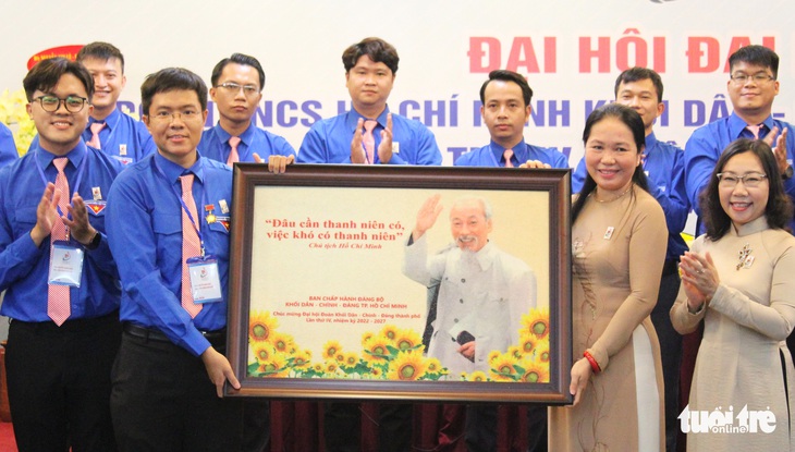 Anh Nguyễn Đăng Khoa tái đắc cử bí thư Đoàn khối Dân - Chính - Đảng TP.HCM - Ảnh 4.