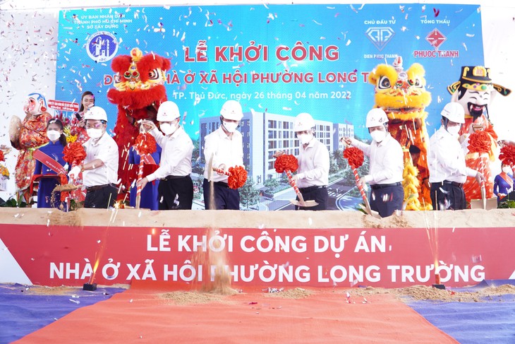 Khởi công dự án 600 căn nhà ở xã hội - Ảnh 1.