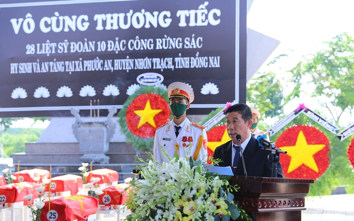 Đồng Nai an táng 29 hài cốt liệt sĩ được quy tập trong chiến dịch 500 ngày đêm - Ảnh 17.
