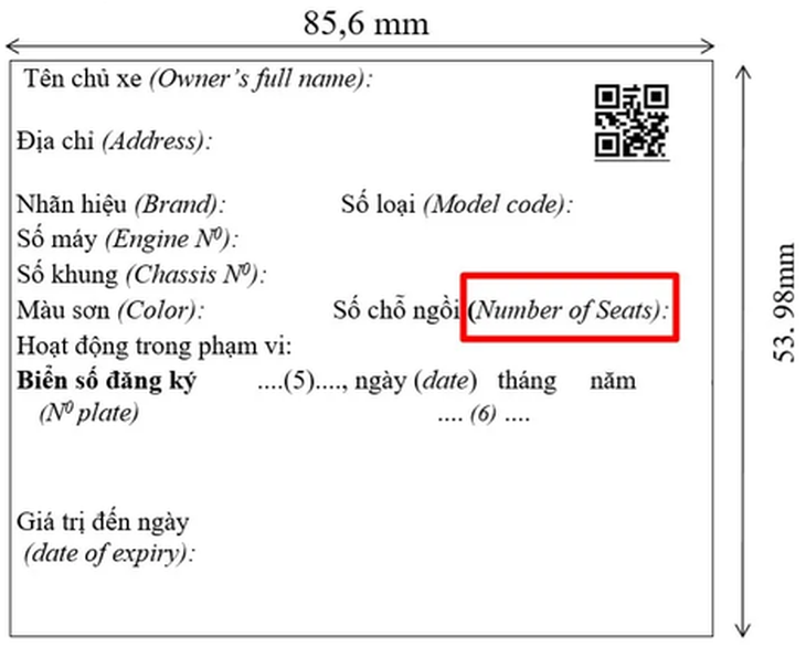 Vụ cà vẹt ôtô sai tiếng Anh: Bộ Công an sửa từ sit thành seat - Ảnh 2.