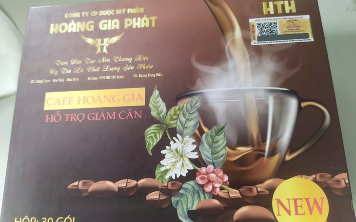 Thu hồi thực phẩm bổ sung cà phê Hoàng Gia do không đảm bảo an toàn