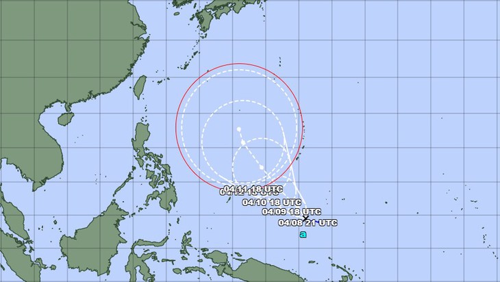 Cơn bão đầu tiên ở Tây Bắc Thái Bình Dương trong năm 2022 có đi vào Biển Đông? - Ảnh 1.