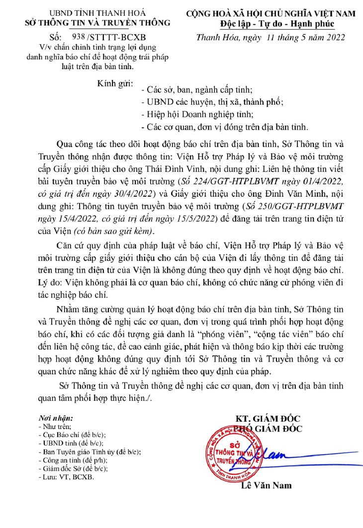 Địa phương cảnh báo: Trang thông tin điện tử cũng giới thiệu phóng viên đi cơ sở viết tin bài - Ảnh 1.