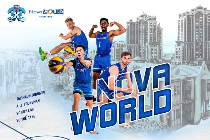 Đội NovaWorld Phan Thiet thành công ngay lần đầu dự VBA 3x3 - Ảnh 1.