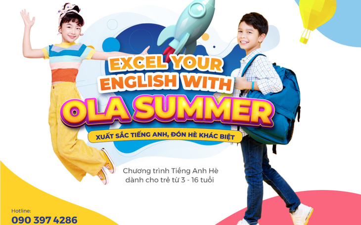 OLA ra mắt chương trình tiếng Anh hè 2022 cho trẻ từ 3-16 tuổi - Ảnh 1. OLA ra mắt chương trình tiếng Anh hè 2022 cho trẻ từ 3-16 tuổi - Ảnh 1.