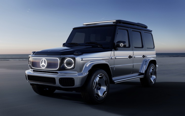 Mercedes-Benz G-Class chạy điện có thể quay 360 độ tại chỗ như xe tăng - Ảnh 1.