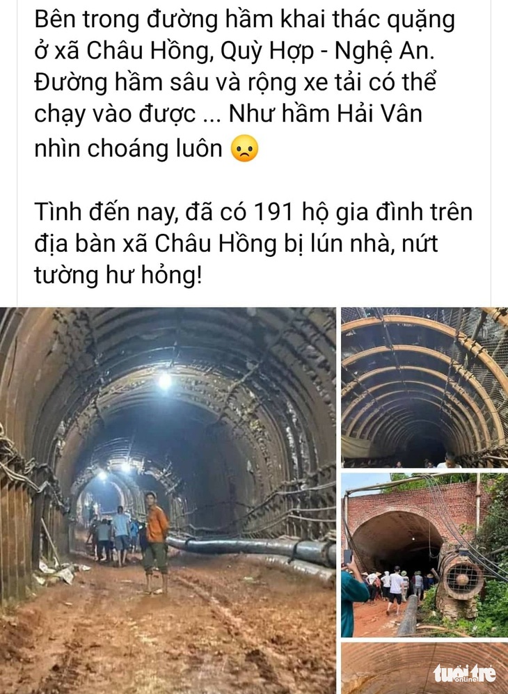 Hàng chục ‘hố tử thần’ ở một xã: Cho kiểm tra công ty khoáng sản đào hầm to, rút nước - Ảnh 3.