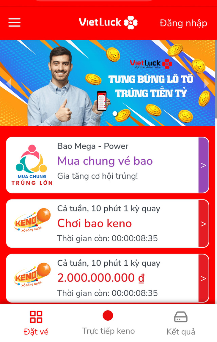 Dịch vụ mua hộ vé số trên website, điện thoại tiềm ẩn lô đề bất hợp pháp - Ảnh 1.