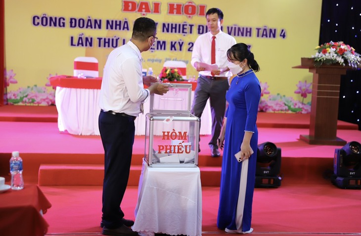 Đại hội công đoàn Nhà máy Nhiệt điện Vĩnh Tân 4 lần thứ I, nhiệm kỳ 2022 – 2027 - Ảnh 3.