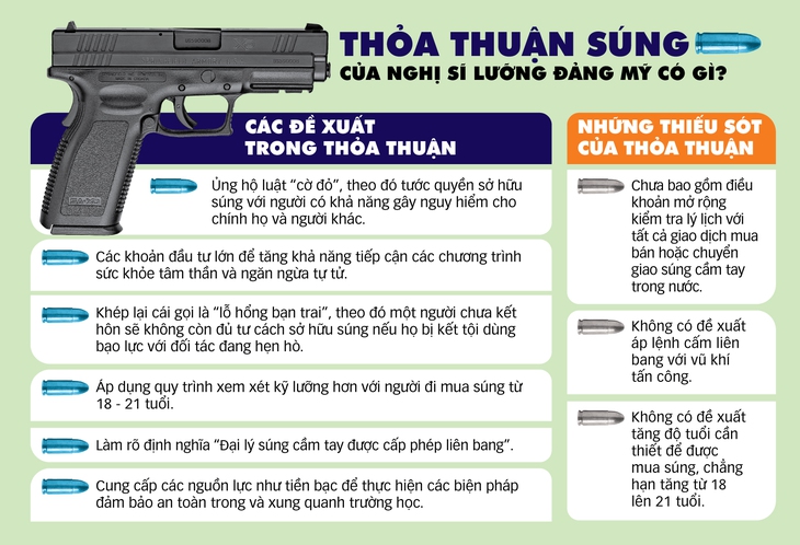 Bước đột phá kiểm soát súng đạn ở Mỹ - Ảnh 1.